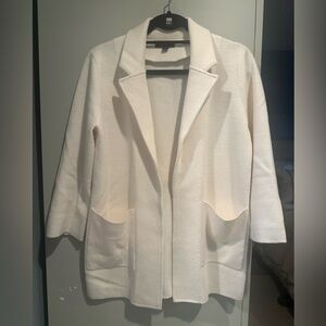 J. Crew XS Sophie Sweater Blazer Cream